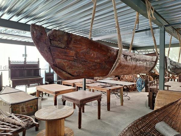 8#9425 Canoa Borneo e Armadietto con Sculture Timor in vendita - foto 16