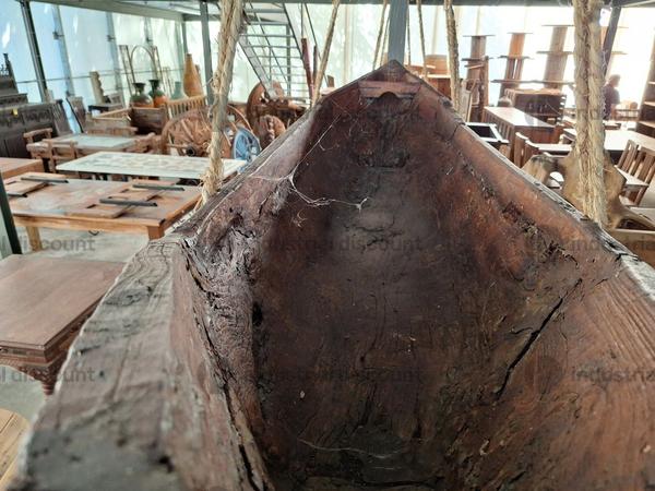 8#9425 Canoa Borneo e Armadietto con Sculture Timor in vendita - foto 19