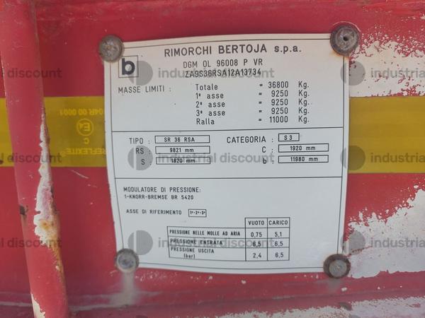 16#9446 Semirimorchio Bertoja in vendita - foto 6