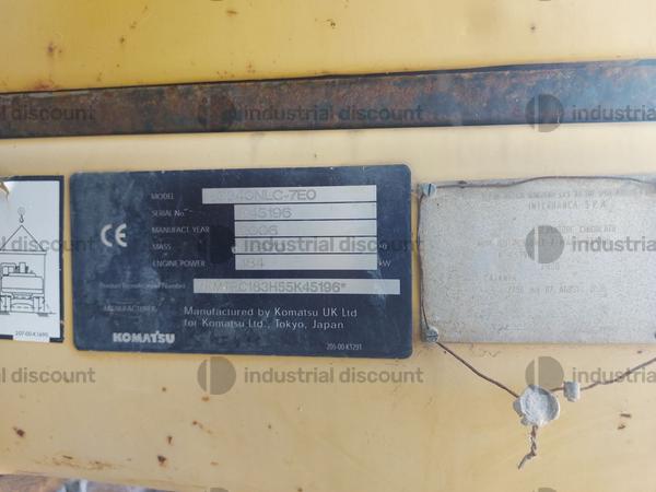 32#9446 Escavatore cingolato Komatsu PC340 NLC-7 in vendita - foto 7