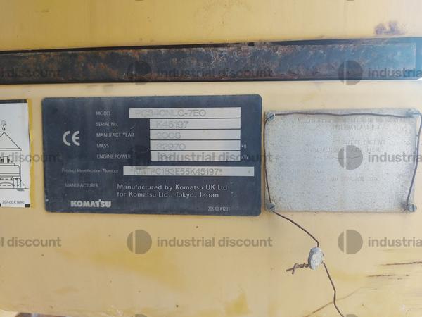 60#9446 Escavatore cingolato Komatsu PC340 NLC-7 in vendita - foto 9