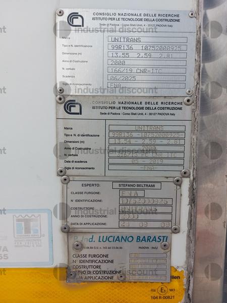 7#9463 Semirimorchio frigo Cardi 793 136F in vendita - foto 14