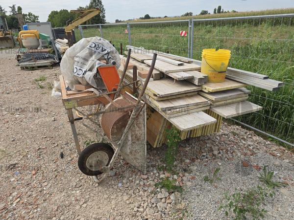 8#9467 Attrezzature edili tra cui recinzione metallicai box ufficio taglierina ad acqua in vendita - foto 14