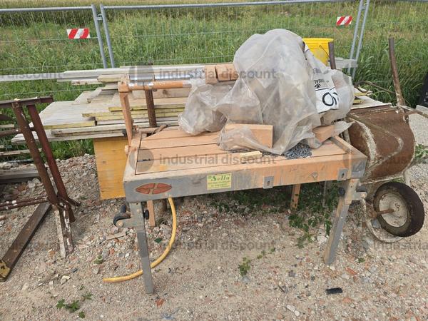 8#9467 Attrezzature edili tra cui recinzione metallicai box ufficio taglierina ad acqua in vendita - foto 16