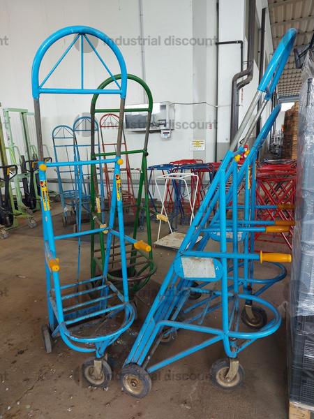 35#9470 Carrelli in metallo porta ceste in vendita - foto 6