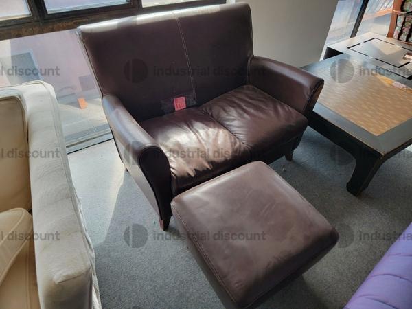 55#9481 Divano con poltrona e accessori in vendita - foto 7