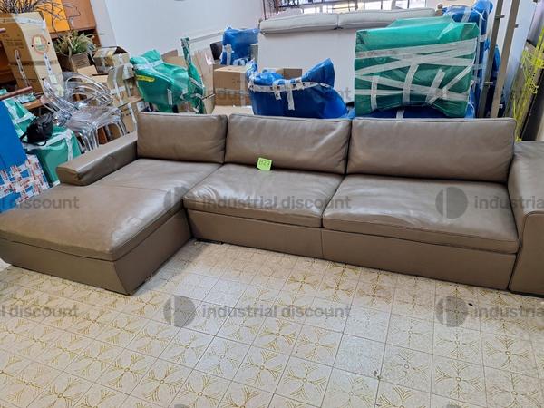 34#9482 Divano angolare in pelle  Gurian in vendita - foto 3