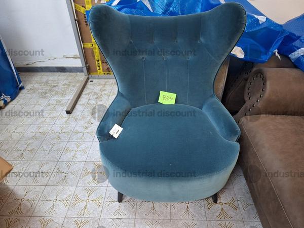 35#9482 Poltrona velluto Roche Bobois in vendita - foto 1