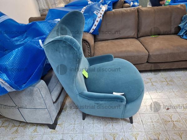 35#9482 Poltrona velluto Roche Bobois in vendita - foto 4
