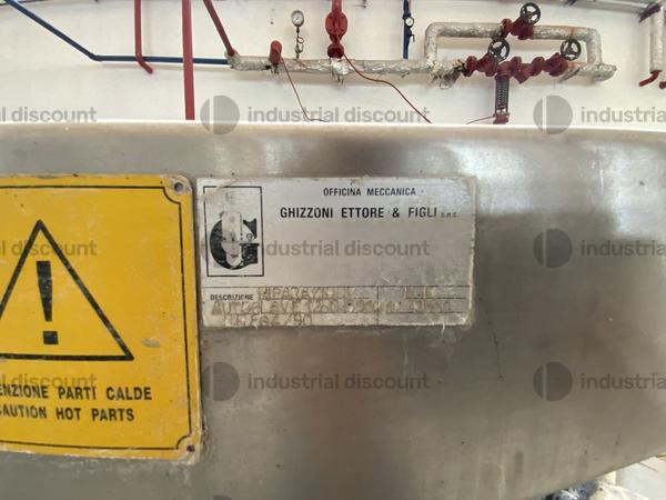10#9550 Sterilizzatore Ghizzoni da 8.000 litri in vendita - foto 4