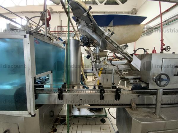 8#9550 Linea di riempimento e capsulatrice per vasetti in vendita - foto 11