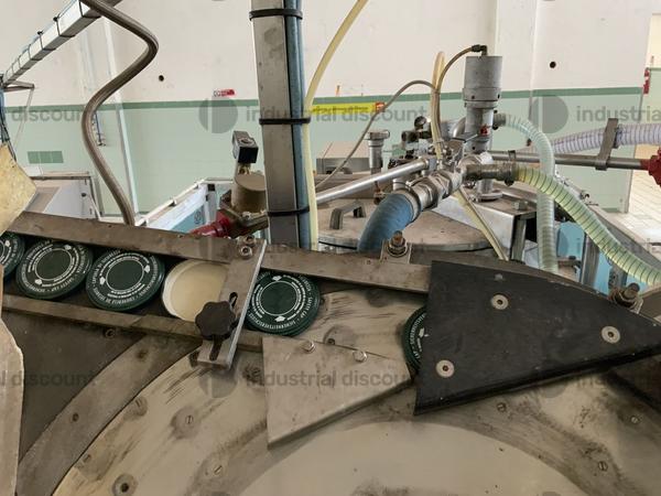 9#9550 Linea di riempimento e capsulatrice per vasetti in vendita - foto 8