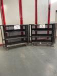 Immagine 1 - Scaffali neri con ruote - Lotto 12 (Asta 9552)