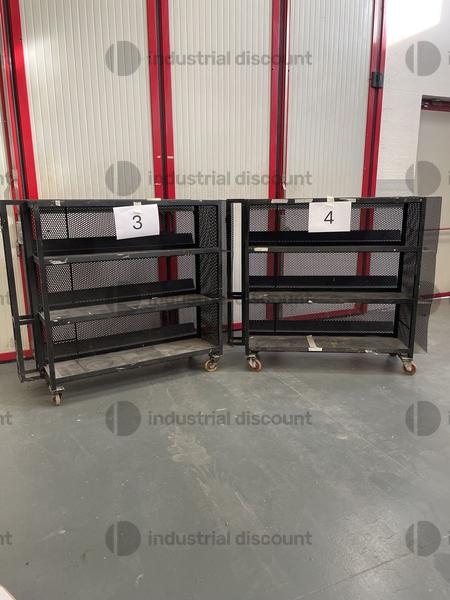 12#9552 Scaffali neri con ruote in vendita - foto 2