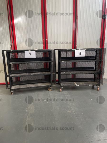 13#9552 Scaffali neri con ruote in vendita - foto 2