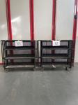 Immagine 2 - Scaffali neri con ruote - Lotto 14 (Asta 9552)