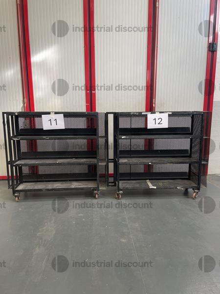 14#9552 Scaffali neri con ruote in vendita - foto 2
