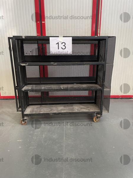 14#9552 Scaffali neri con ruote in vendita - foto 3