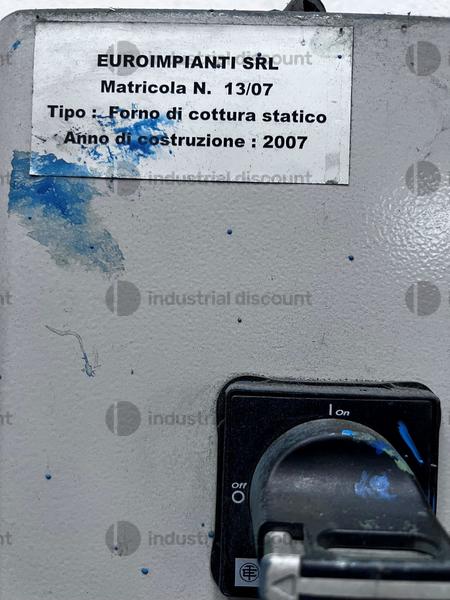 1#9563 Forno polimerizzazione statico per essiccazione vernici Euroimpianti in vendita - foto 3