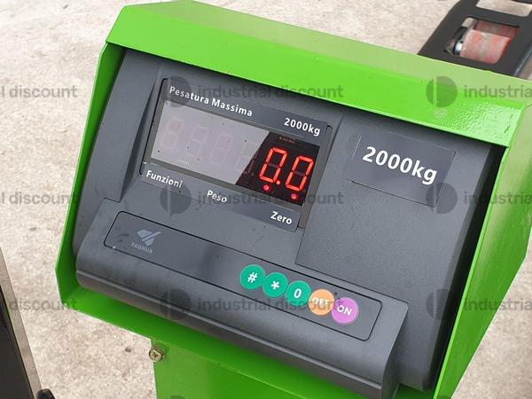 28#9575 Transpallet manuale con bilancia in vendita - foto 3