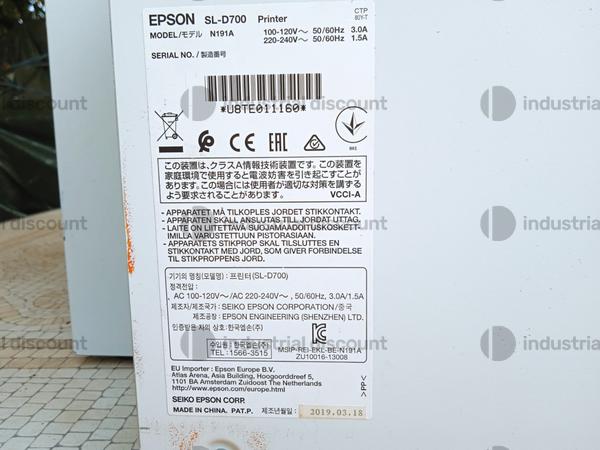 9#9595 Stampante Epson SL-D700 in vendita - foto 3