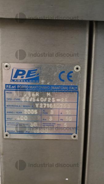 2#9598 Etichettatrice P.E. Labellers Master M in vendita - foto 2