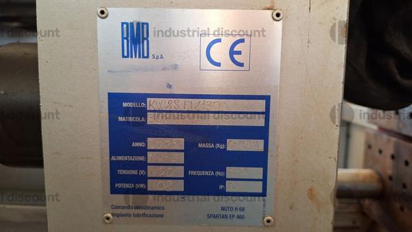 1#9600 Pressa a iniezione BMB 1300/28PI in vendita - foto 11