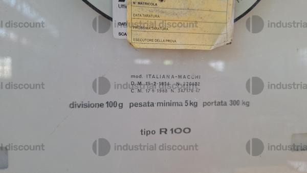 29#9601 Bilancia Italiana Macchi R100 in vendita - foto 5