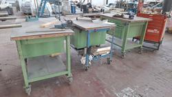 Metal workbenches and drawers - Lot 32 (Auction 9601)
