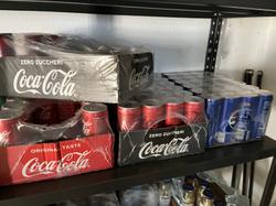Stock di bibite analcoliche caffè birre acque minerali succhi di frutta - Lotto 1 (Asta 9629)