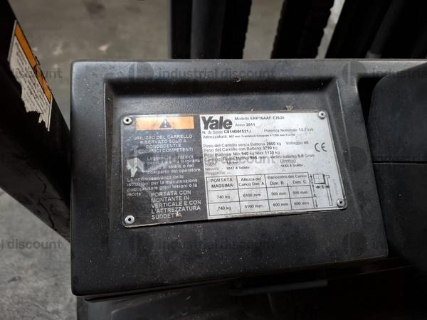 4#9641 Carrello elevatore Yale in vendita - foto 3