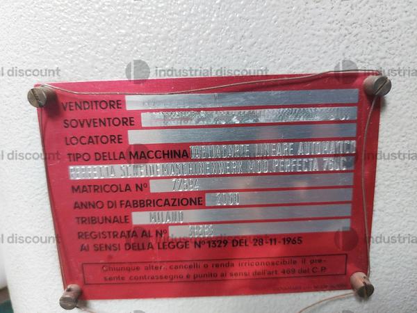 1#9652 Macchina per la stampa Offset e taglierina automatica Perfecta in vendita - foto 9