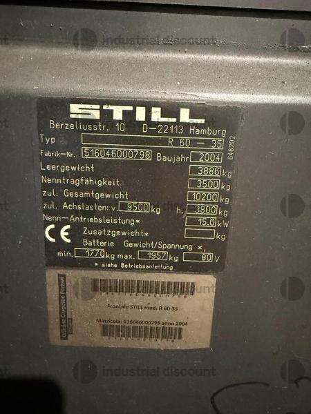 5#9706 Carrelli elevatori, segatrice a nastro e isola di pesatura in vendita - foto 6