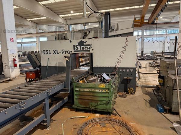 7#9706 Macchina segatrice a nastro ISTECH mod. POWER 651 XL - PRO in vendita - foto 1