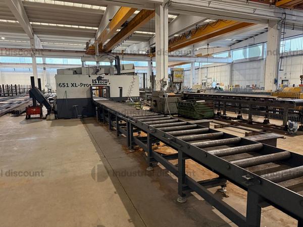 7#9706 Macchina segatrice a nastro ISTECH mod. POWER 651 XL - PRO in vendita - foto 3