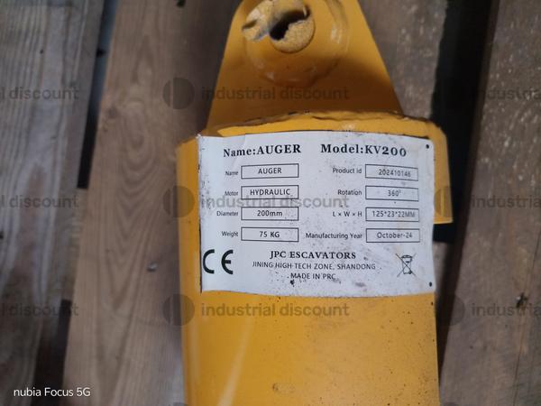 15#9716 Trivella idraulica per miniescavatore in vendita - foto 2