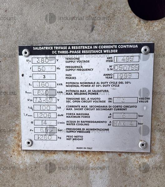 10#9717 Saldatrice TECNA TE183 in vendita - foto 2