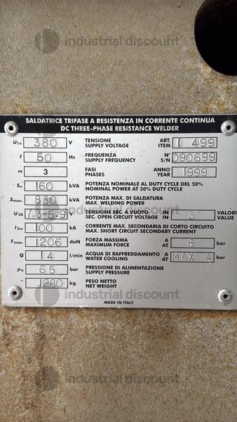 7#9717 Saldatrice TECNA TE183 in vendita - foto 2