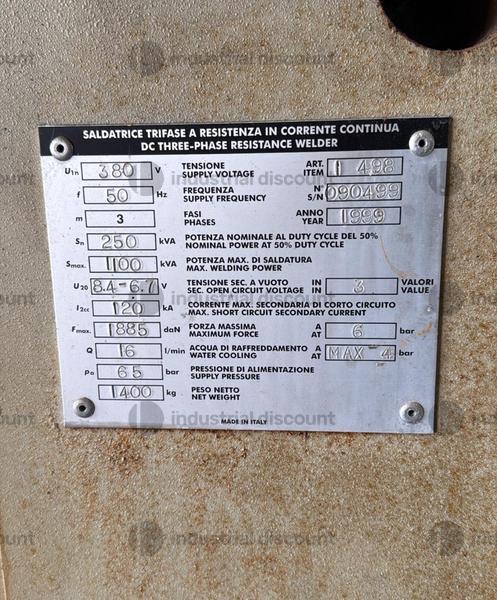 8#9717 Saldatrice TECNA TE183 in vendita - foto 2