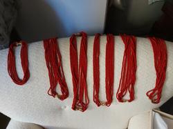 Collane e orecchini in corallo - Lotto 133 (Asta 9739)