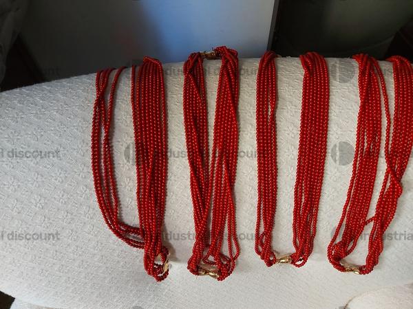 133#9739 Collane e orecchini in corallo in vendita - foto 11