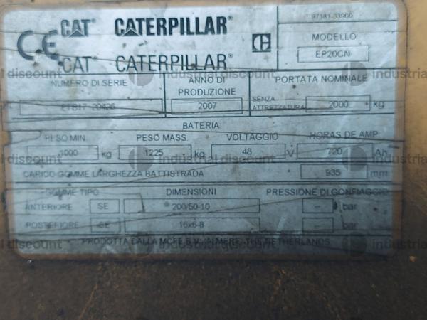 20#9756 Carrello elevatore Caterpillar in vendita - foto 4