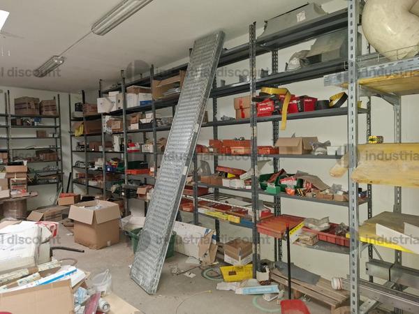 1#9764 Attrezzature, materiale di consumo e minuteria da elettricista, arredi da ufficio e scaffalature in vendita - foto 1