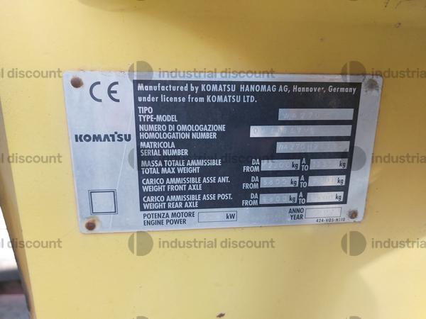 3#9804 Pala gommata Komatsu in vendita - foto 5