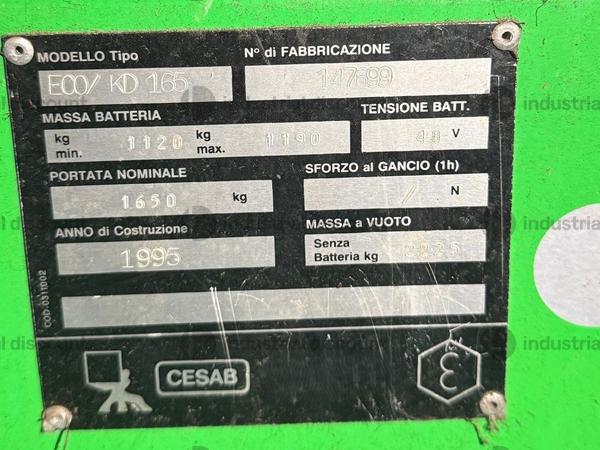 13#9806 Muletto elettrico Cesab in vendita - foto 2