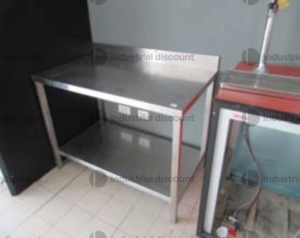 22#9809 Scaffalature, carrello e banco in acciaio in vendita - foto 2