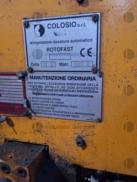 4#9818 Macchina per pressofusione orizzontale Colosio in vendita - foto 9