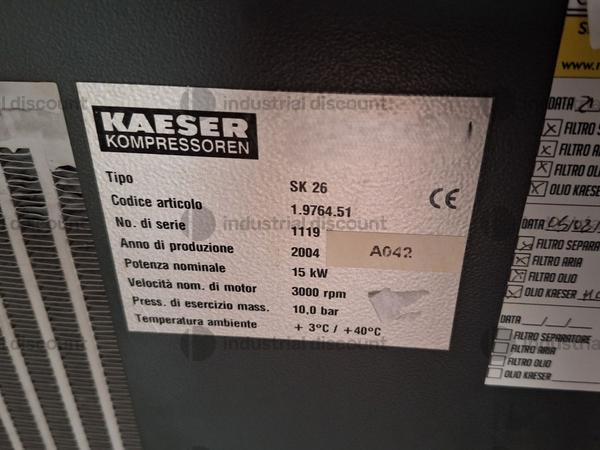 42#9818 Compressore Kaeser ed essiccatore FSN in vendita - foto 5