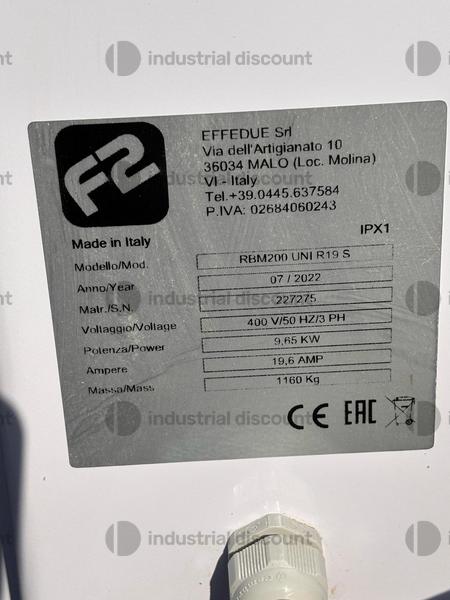 2#9821 Impastatrice a spirale Effedue srl in vendita - foto 2