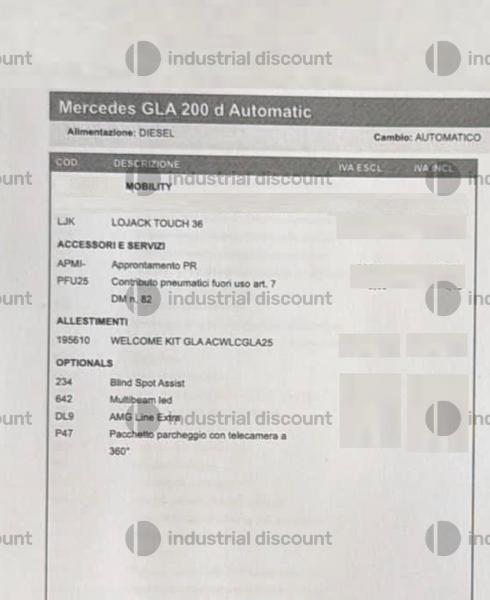 3#9847 Autovettura Mercedes GLA 200 in vendita - foto 7